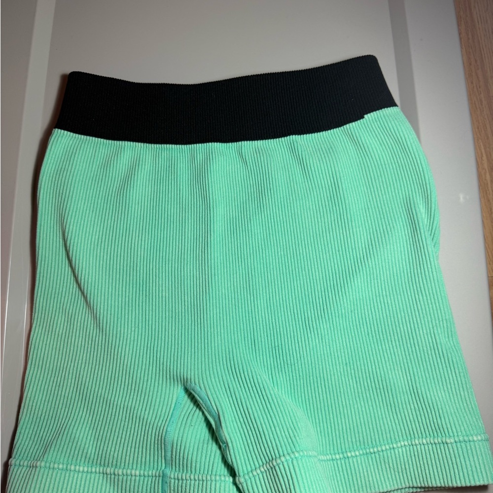 Mint Green Women's Biker Shorts